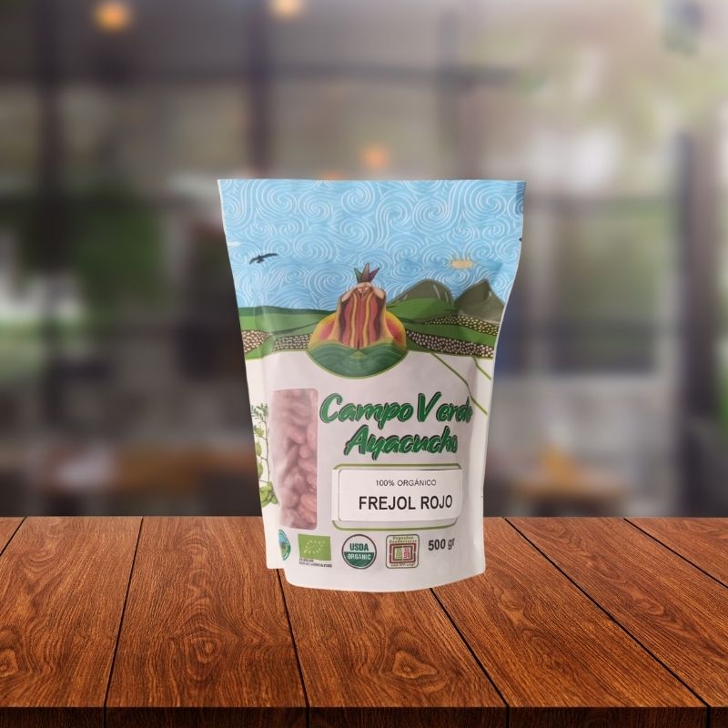 FREJOL ROJO ORG 500GR - FDA CAMPO VERDE 