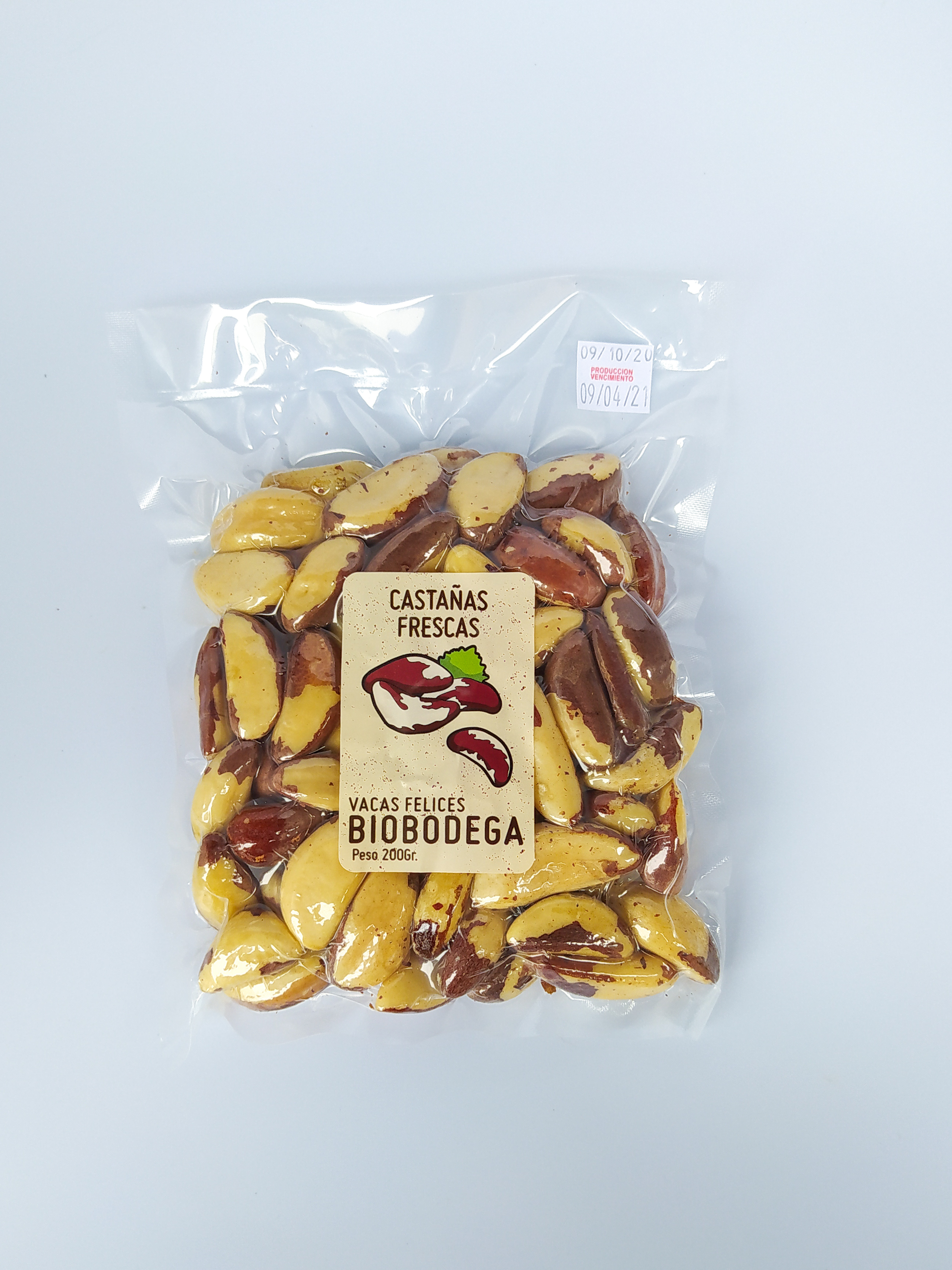 CASTAÑAS FRESCAS 200GR - LAS VACAS