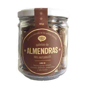 GALLETA ALMENDRA FRASCO 130 GR - LA PURITA VERDAD 