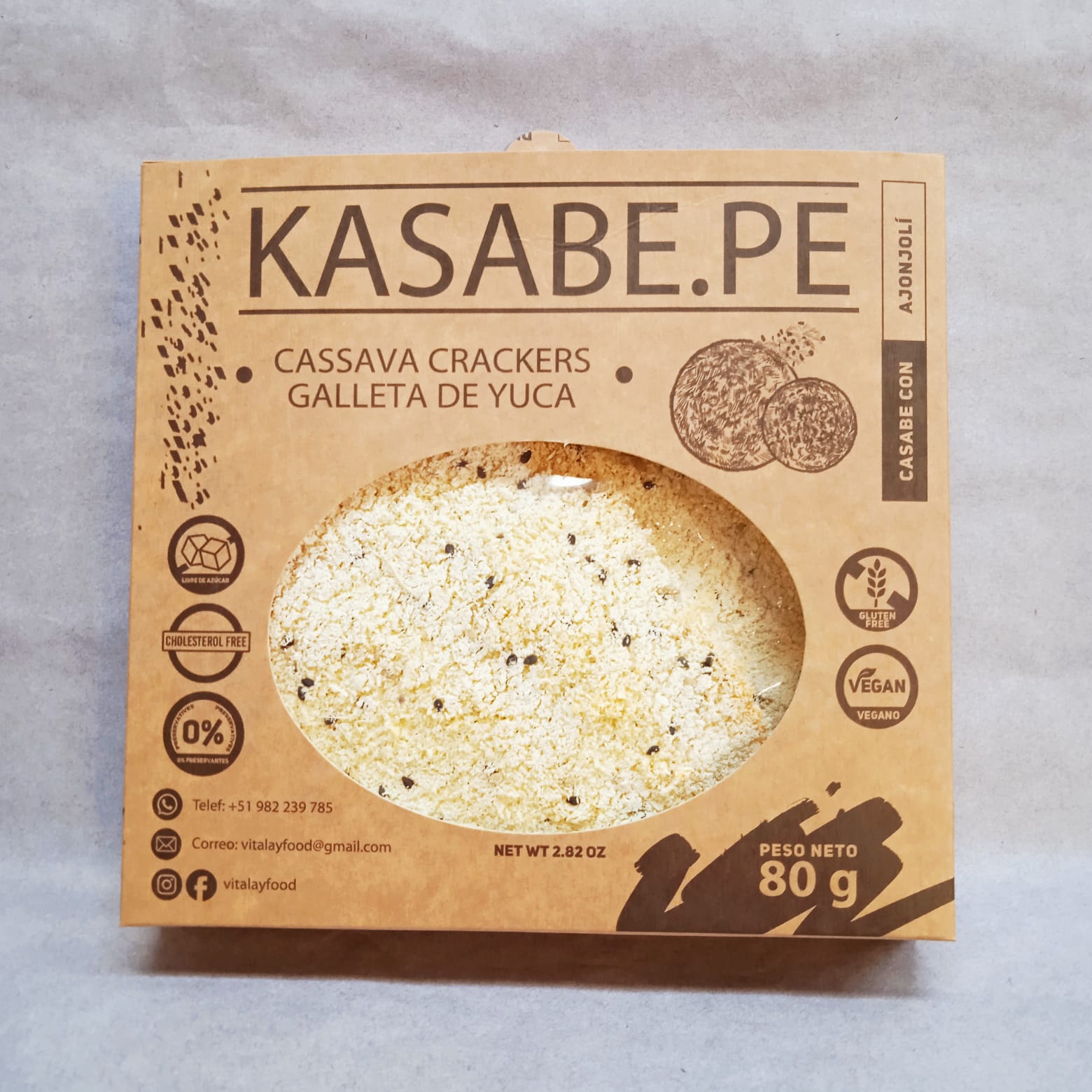 KASABE AJONJOLI 80 GR  - FUNCHE